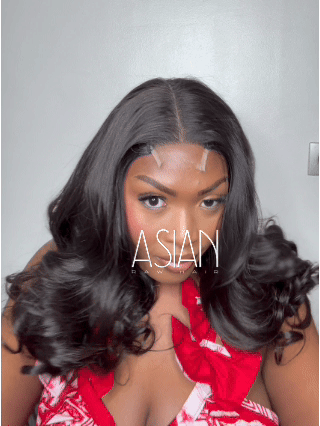 KIMIE 18" 2X6 HD CLOSURE WIG RAW HAIR VIETNAM